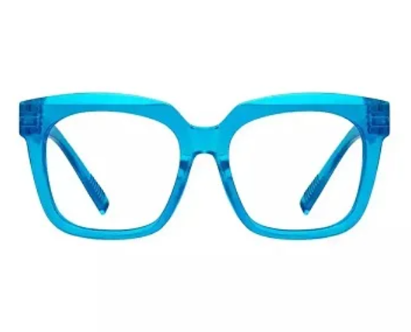 Light Blue Round Glasses