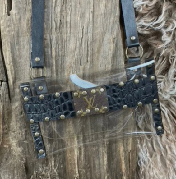 LV STADIUM BAG BLK/CROC