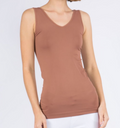 Mocha Seamless Reversible Tank
