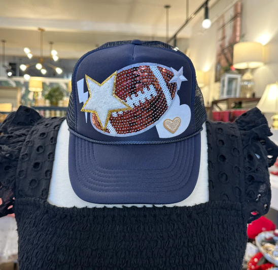 Navy Football Patch Hat