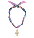 Noelle Ethiopian Cross Scarf Necklace