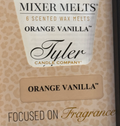 Orange Vanilla Mixer Melts