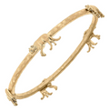 Pearl Lioness Bangle Gold