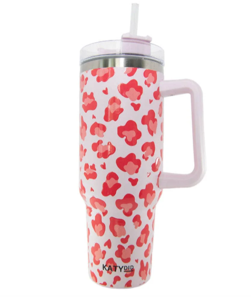 Pink Leopard Tumbler