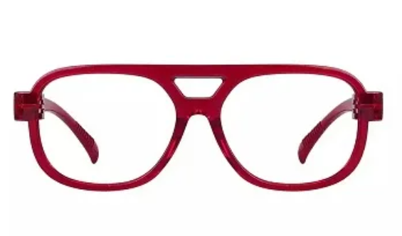 Red Vintage Style Glasses