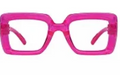 Rose Chunky Retro Glasses