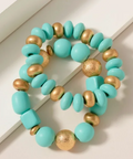 SET OF 2 STRETCH BRACELETS TQ