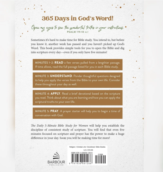 The Daily 5-Minute Bible Study for Women