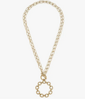 Tiffany Chain Pendant Necklace-Gold