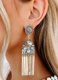 WOR RHODIUM SILVER DANGLE