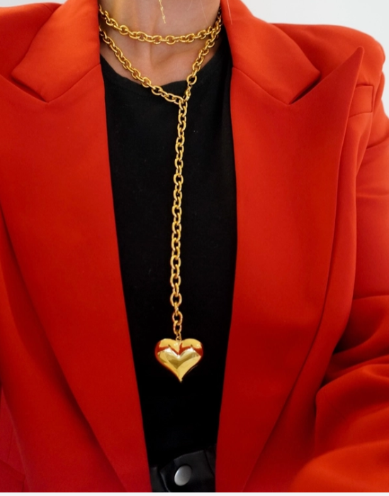 Wrap Around Heart Necklace