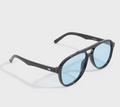 Double Bridge Detail Over-Sized Aviator Sunglasses