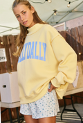 Sunday Stroll Dilly Dally Reversible Mockneck Sweatshirt