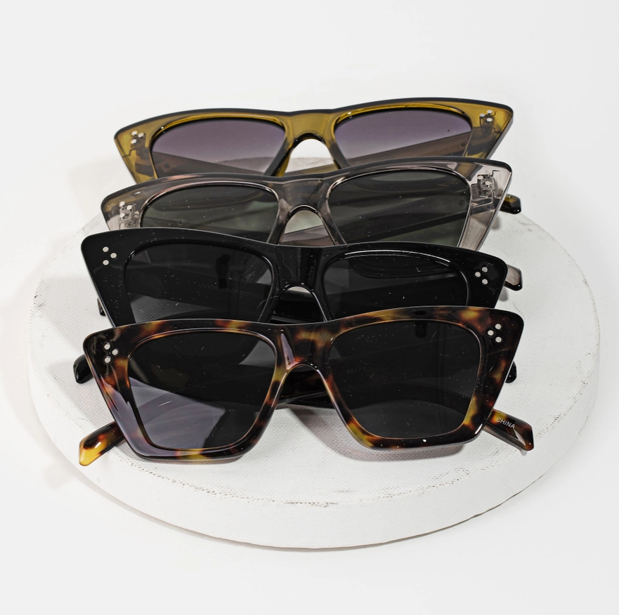 Narrow Cat Eye Fashion Sunglasses
