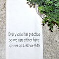 Practice No Dinner Kitchen Towel