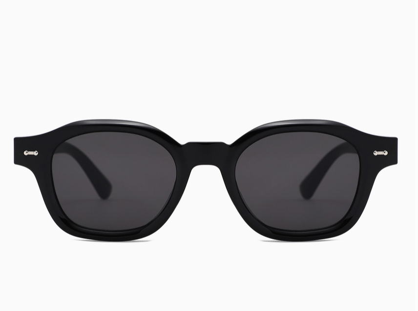 Classic Round Thick Frame Sunglasses