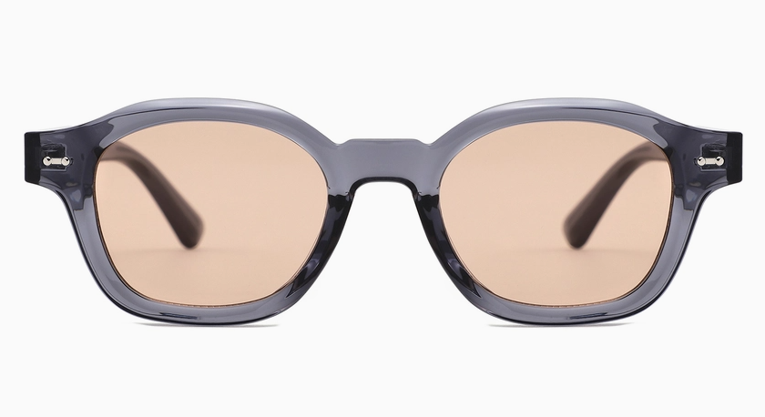 Classic Round Thick Frame Sunglasses