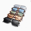 Geometric Square Brow Bar Sunglasses